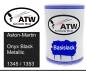 Preview: Aston-Martin, Onyx Black Metallic, 1345 / 1353: 500ml Lackdose, von ATW Autoteile West.